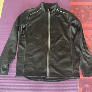 Lands' End Men's Black Full-Zip Jacket